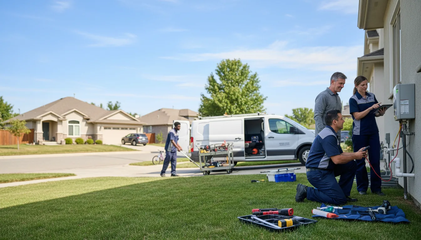 Tankless water heater service in Sublette, IL